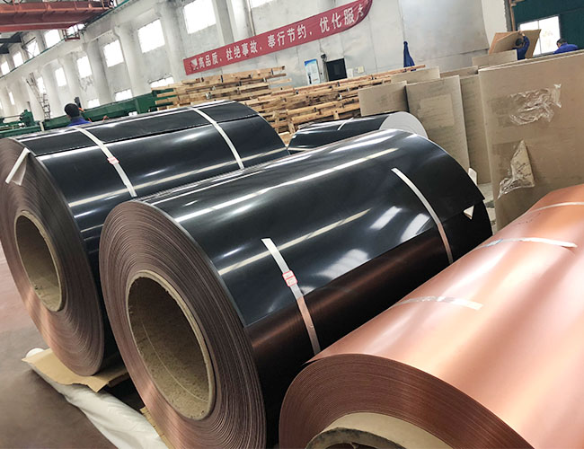 What is colored aluminum coil?