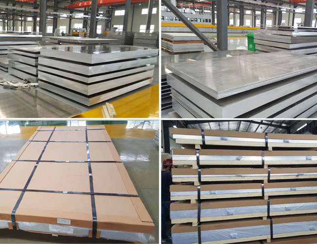 Conventional stacking method for aluminum alloy plates